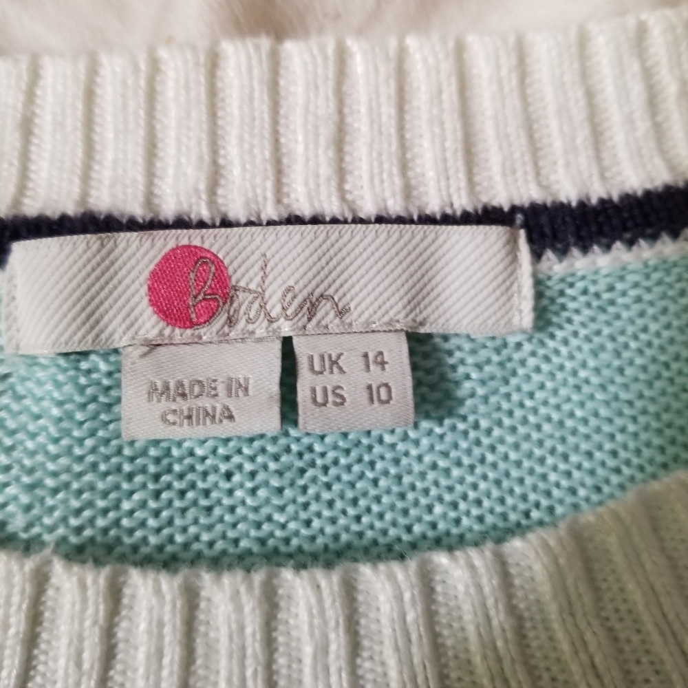 Boden Norfolk Linen Sweater Size 10 - Picture 4 of 11